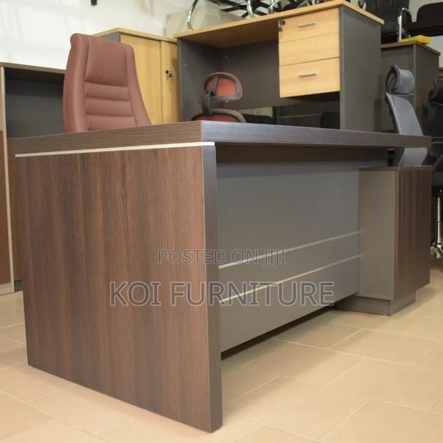 Office Desk; 180cm Executive Desk With L Return - thumbnail 6