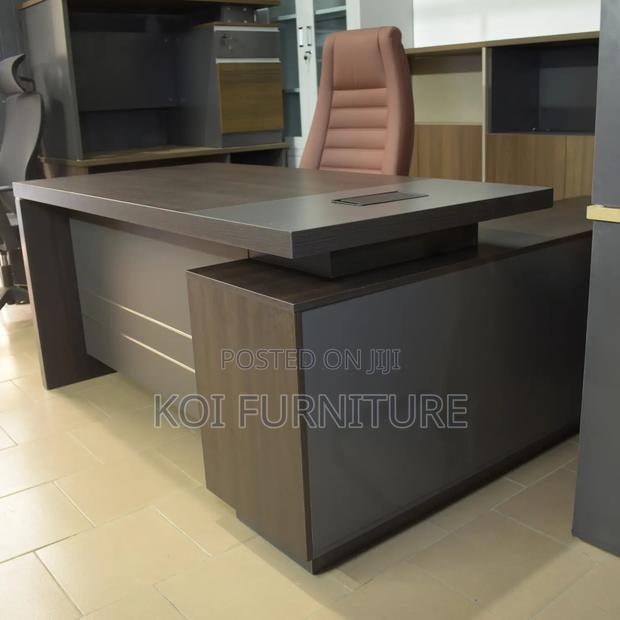 Office Desk; 180cm Executive Desk With L Return - thumbnail 8