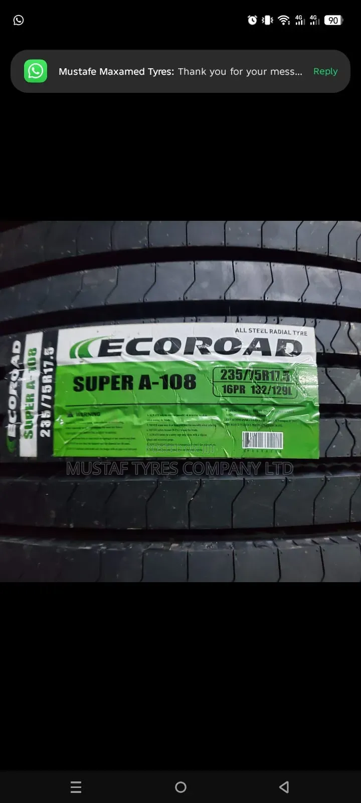 Ecoroad 235/75r17.5 All Position 16pr