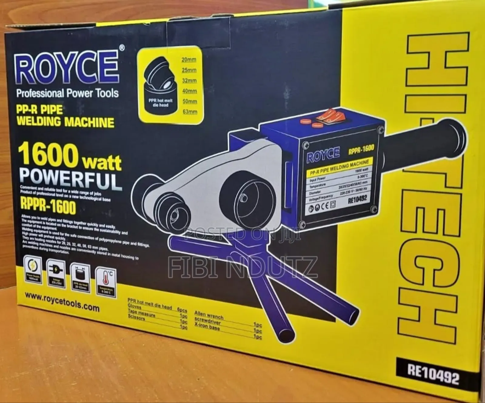Royce Pp-R Pipe Welding Machine/Royce Pp-R Machine 1600w