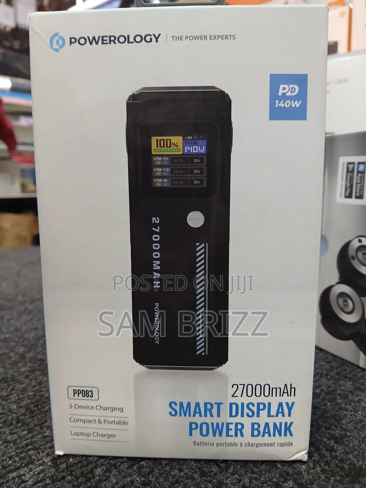 Powerology Smart Display Powerbank 2700mah