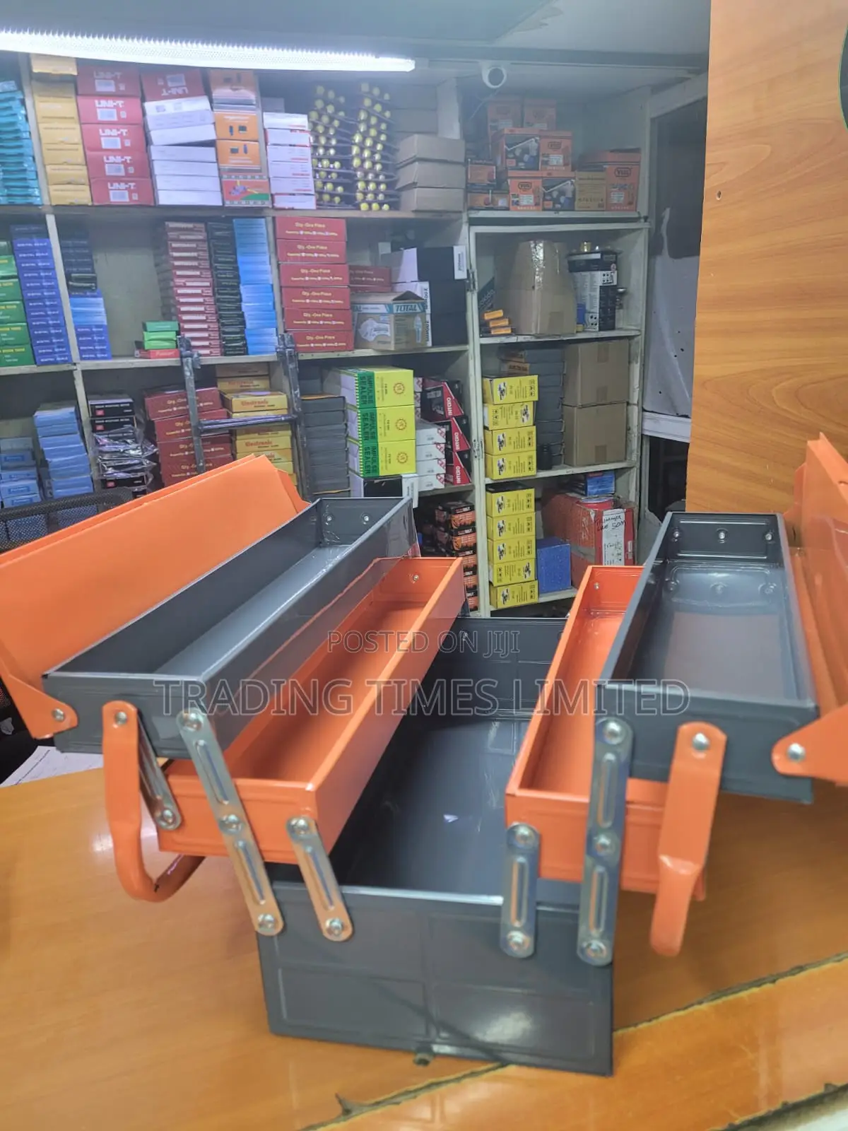 19" 5 Tray Metallic Toolbox