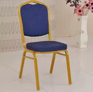 Armless Red Office Banquet Conference Chair
