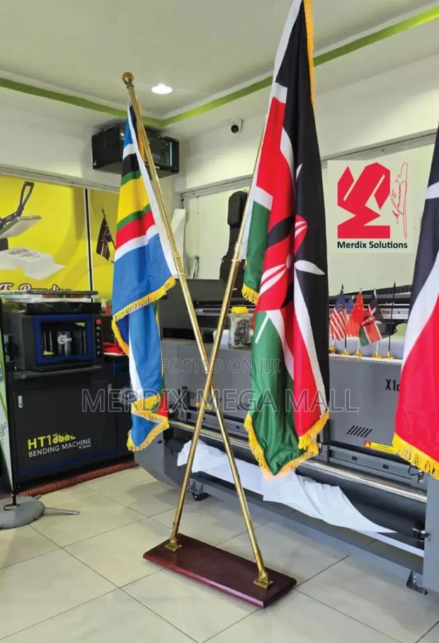 Executive Double Flags, Flags, Flag Stands - main view