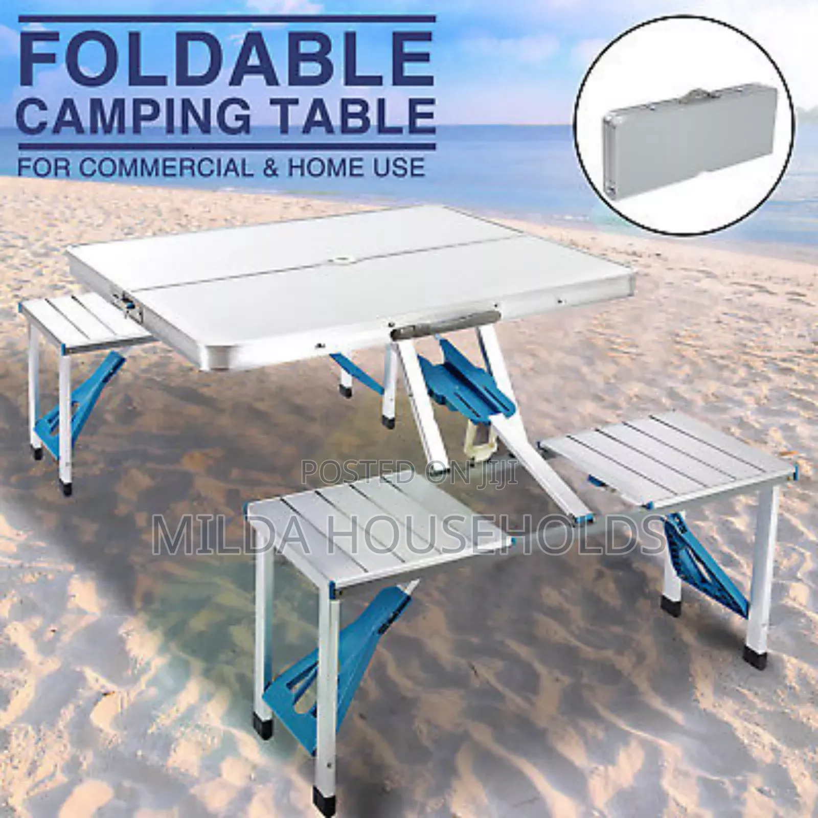 Folding Adjustable Lightweight Outdoor Portable Picnic Table