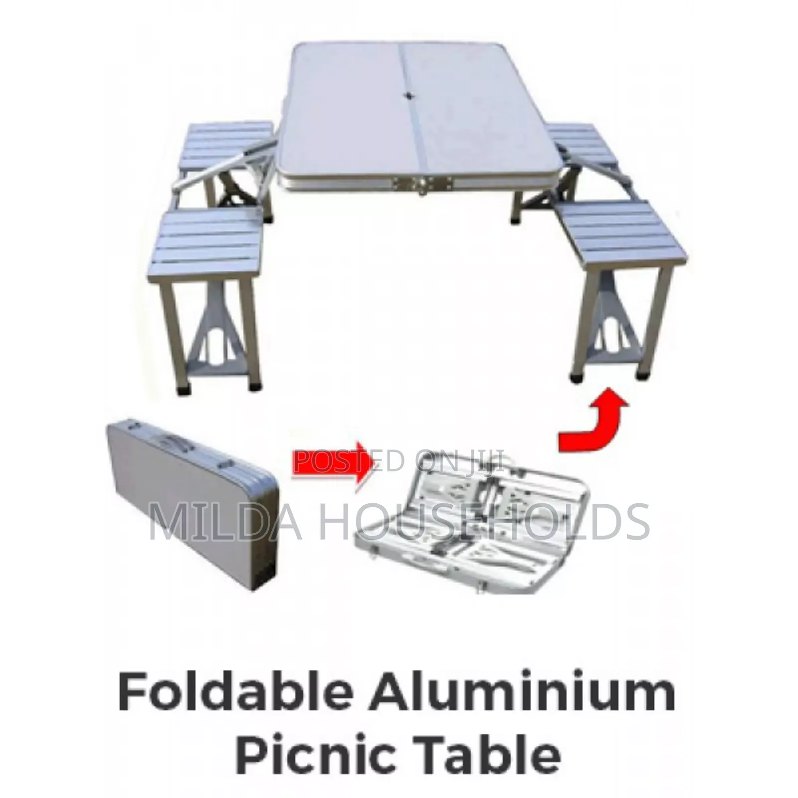 Folding Adjustable Lightweight Outdoor Portable Picnic Table