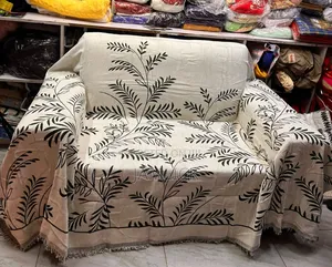 Reversible Chenille Cotton Sofa Blanket Cover – Tr