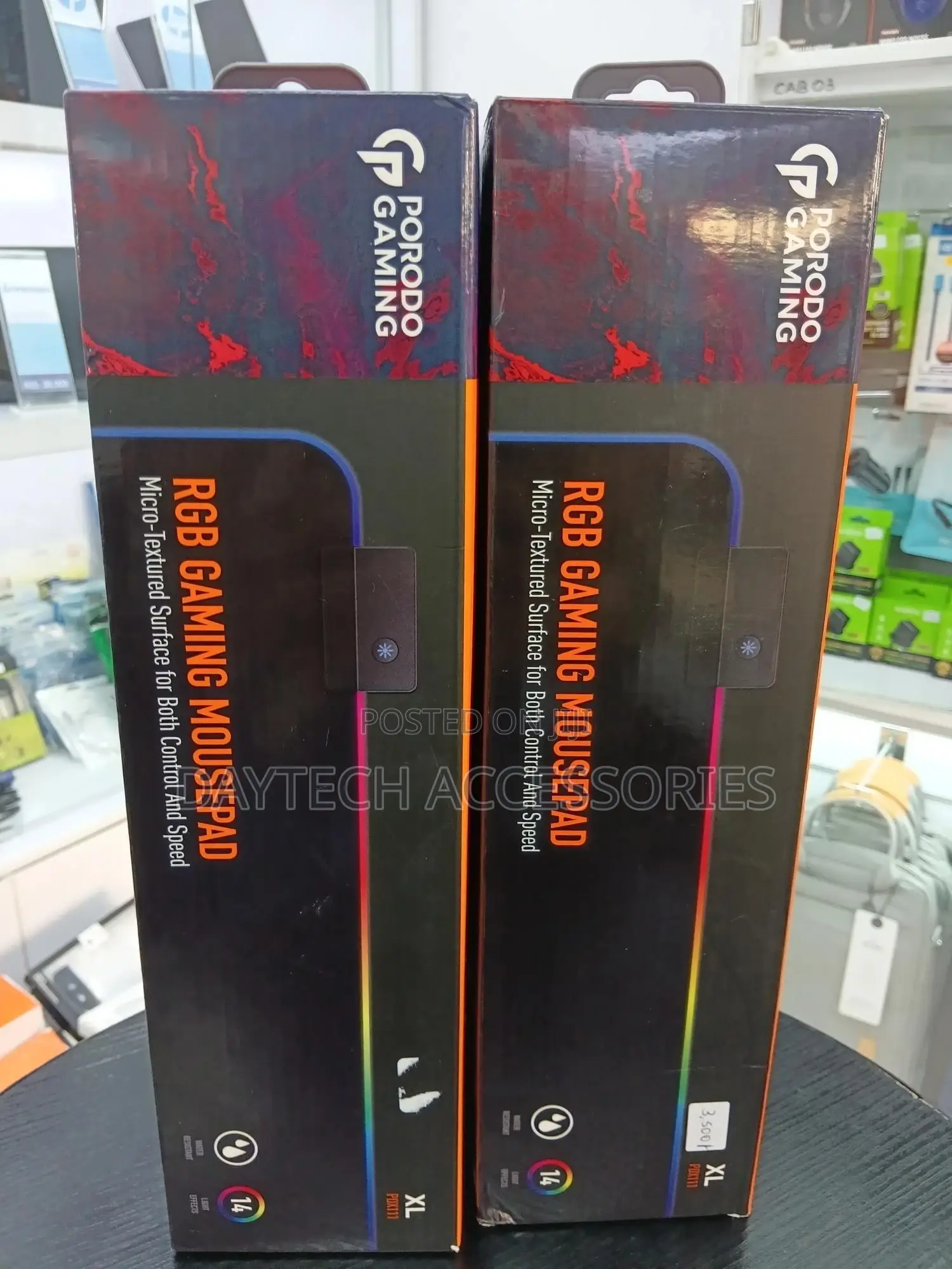 The Porodo Gaming RGB Mousepad Xl (Model Pdx111).