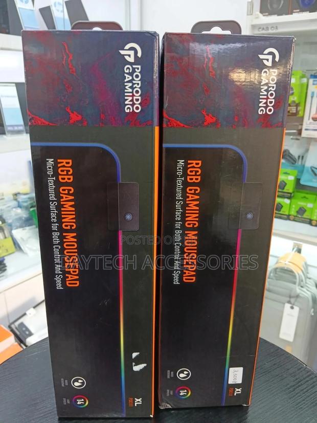 The Porodo Gaming RGB Mousepad Xl (Model Pdx111). - thumbnail 3