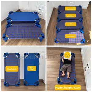 Stackable Kindergarten Special Plastic Canvas Bed Bed