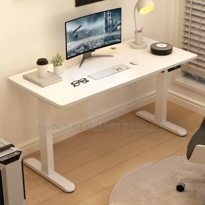Standing Desk; 1.4 Meter Sit And Stand Electric Height Office Desk