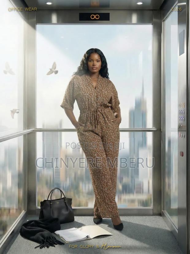 Heavy Chiffon Jumpsuit - main view