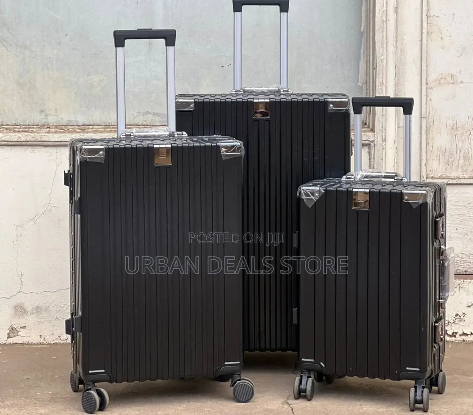 3 in 1 Laxurious Managerial Bossy Aliminium Flame Zippless Suitcase