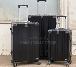 3 in 1 Laxurious Managerial Bossy Aliminium Flame Zippless Suitcase