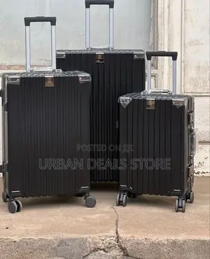 3 in 1 Laxurious Managerial Bossy Aliminium Flame Zippless Suitcase