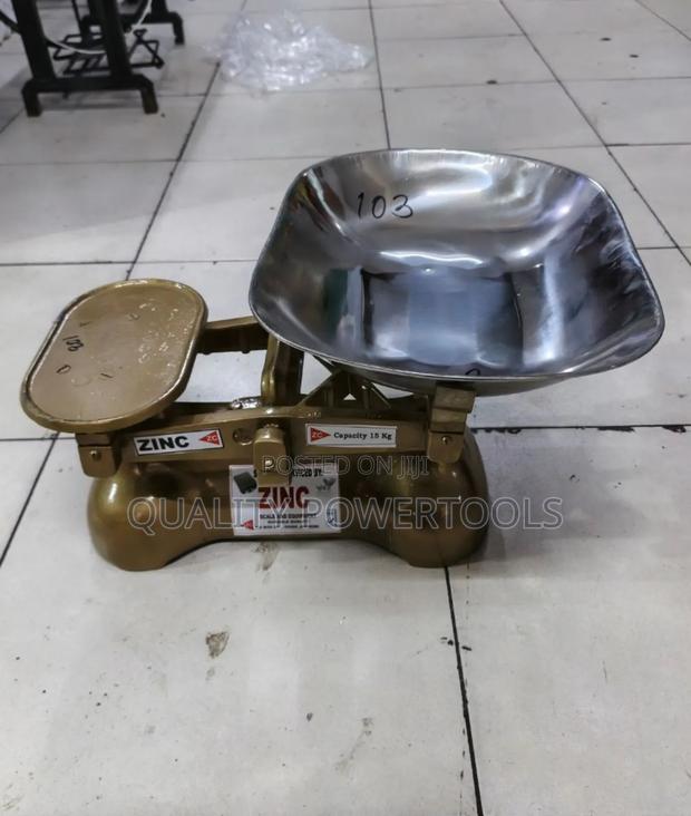 15kgs Zinc Analogue Scale - main view