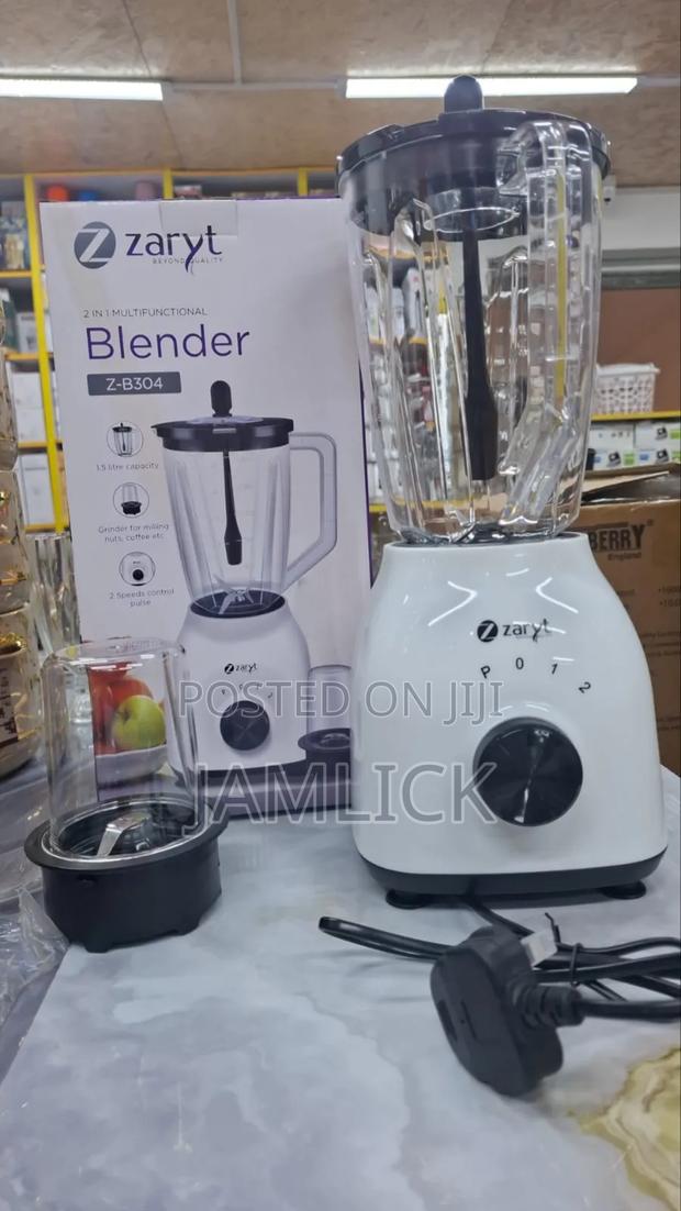 Zaryt 2 in 1 Blender – 1.5l With Grinder - Pt - main view