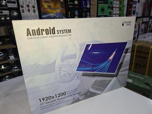 Android Car Radio System - main view