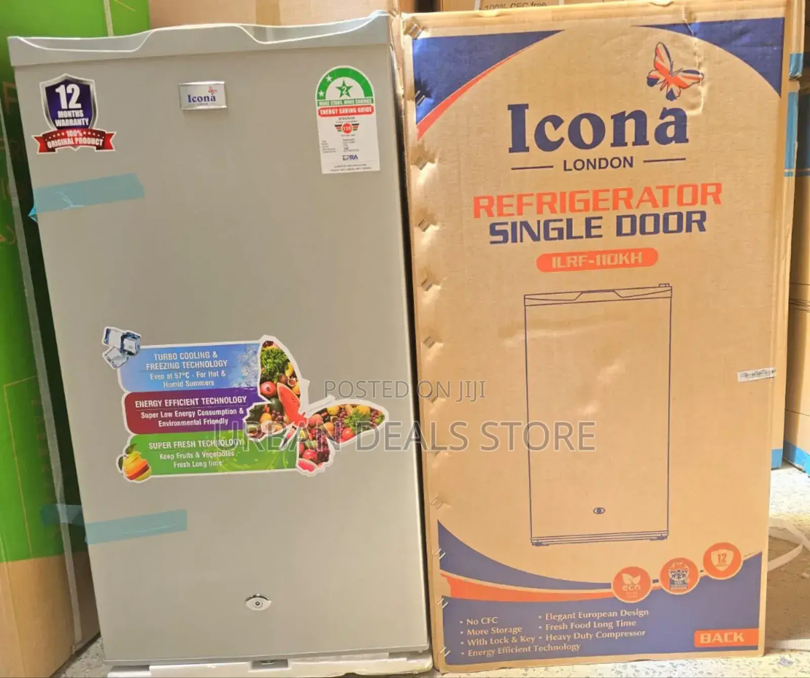 90 Litres Icona Single Door Refrigerator