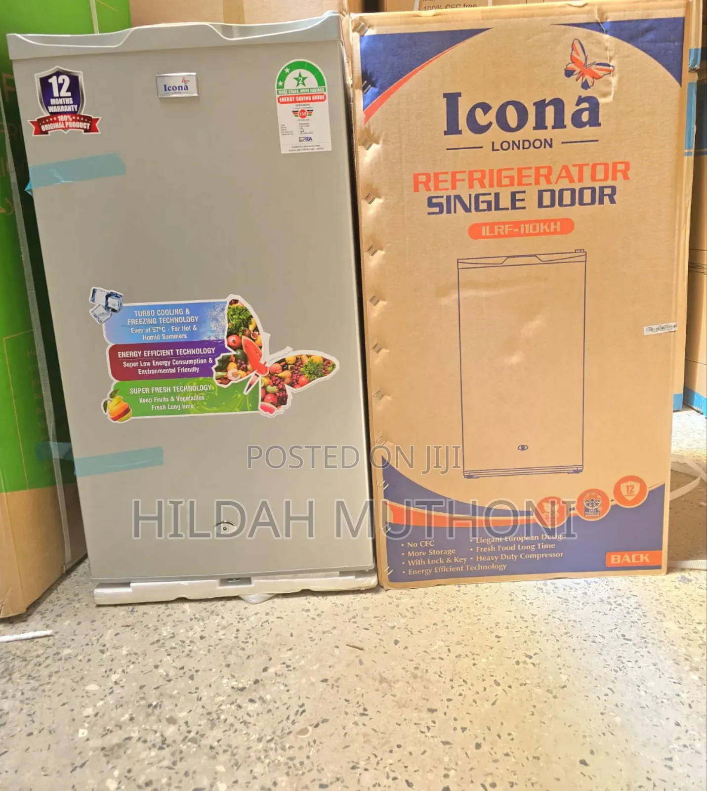90 LTRS Icona Single Door Refrigerator