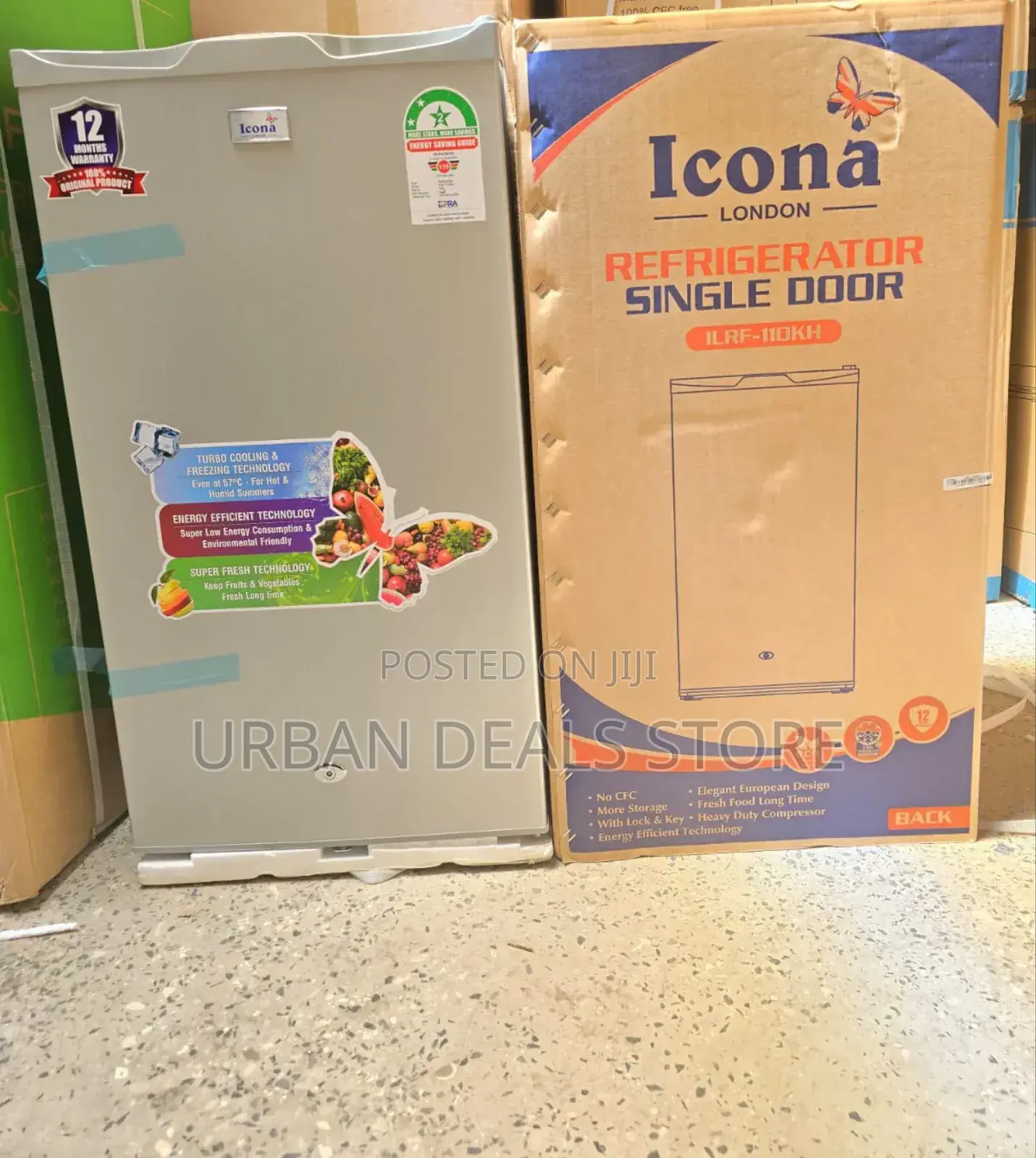 90 LTRS Icona Single Door Refrigerator