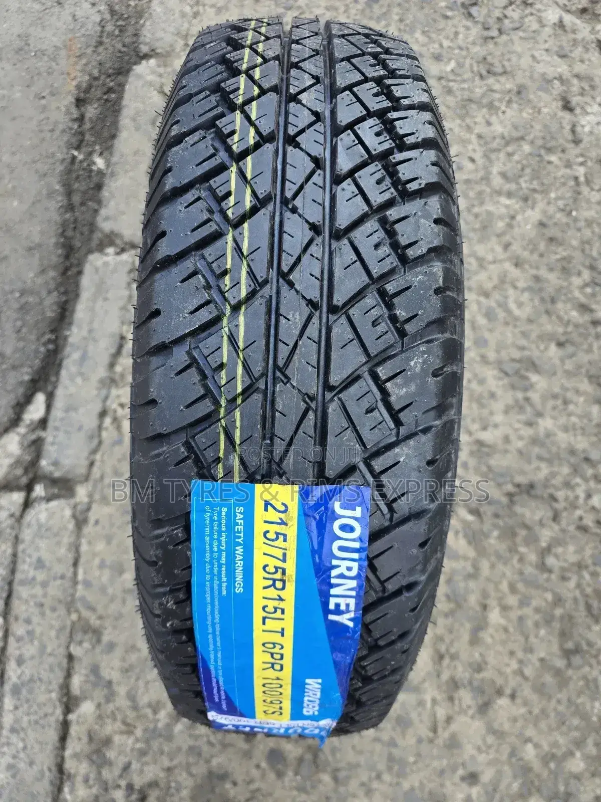 215 /75 R15 Journey Tyres (All Terrein)