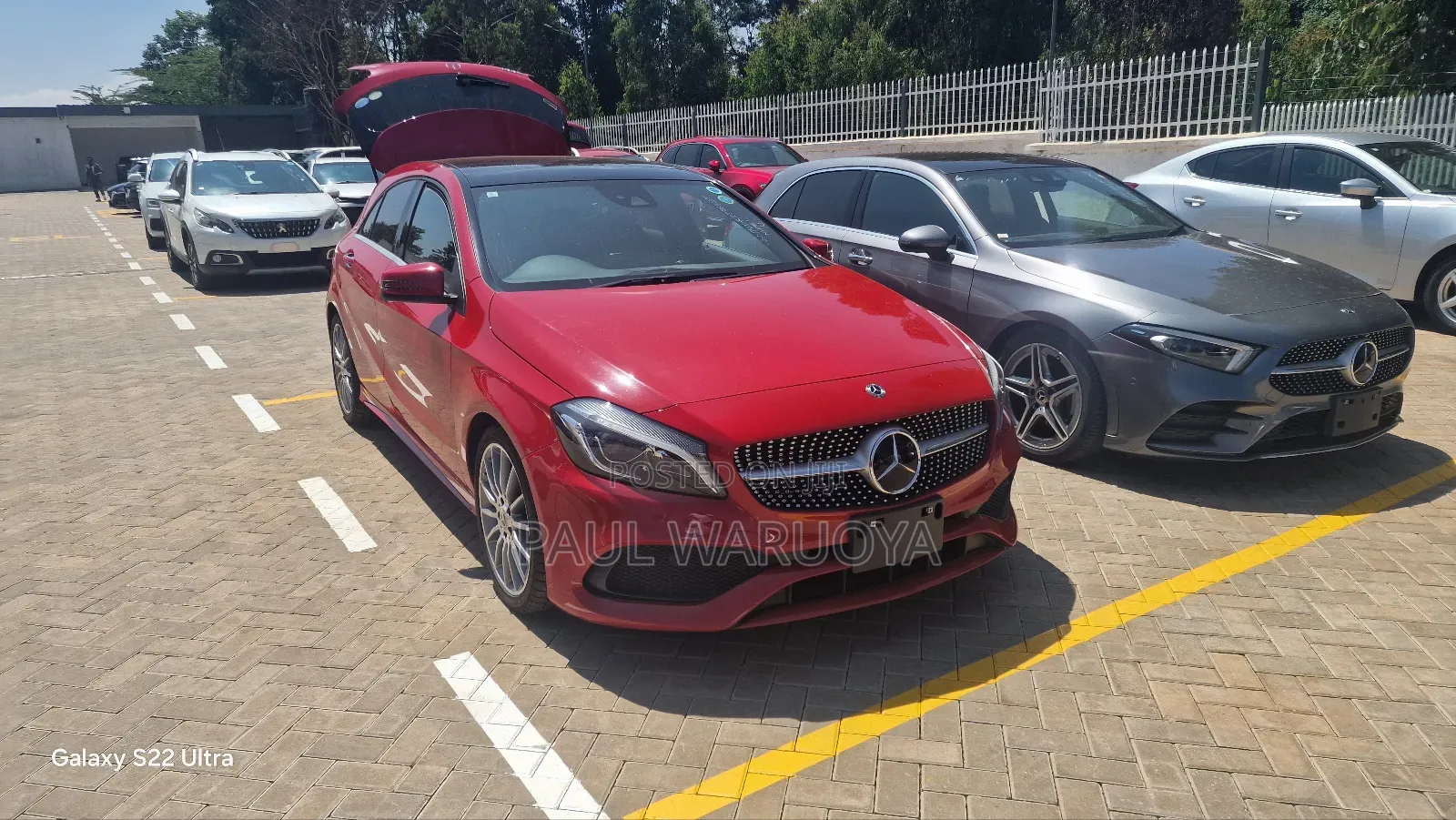 Mercedes-Benz A-Class 2018 Red