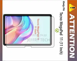 Zingtel Glass Screen Guard Compatible With Tecno Mega Pad 11