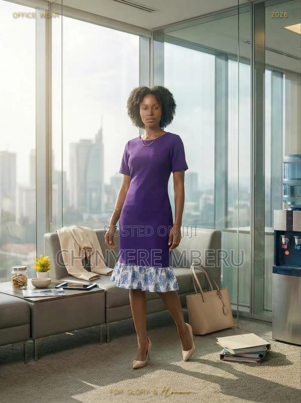 Purple Heavy Fitted Stretcher Dress - main view