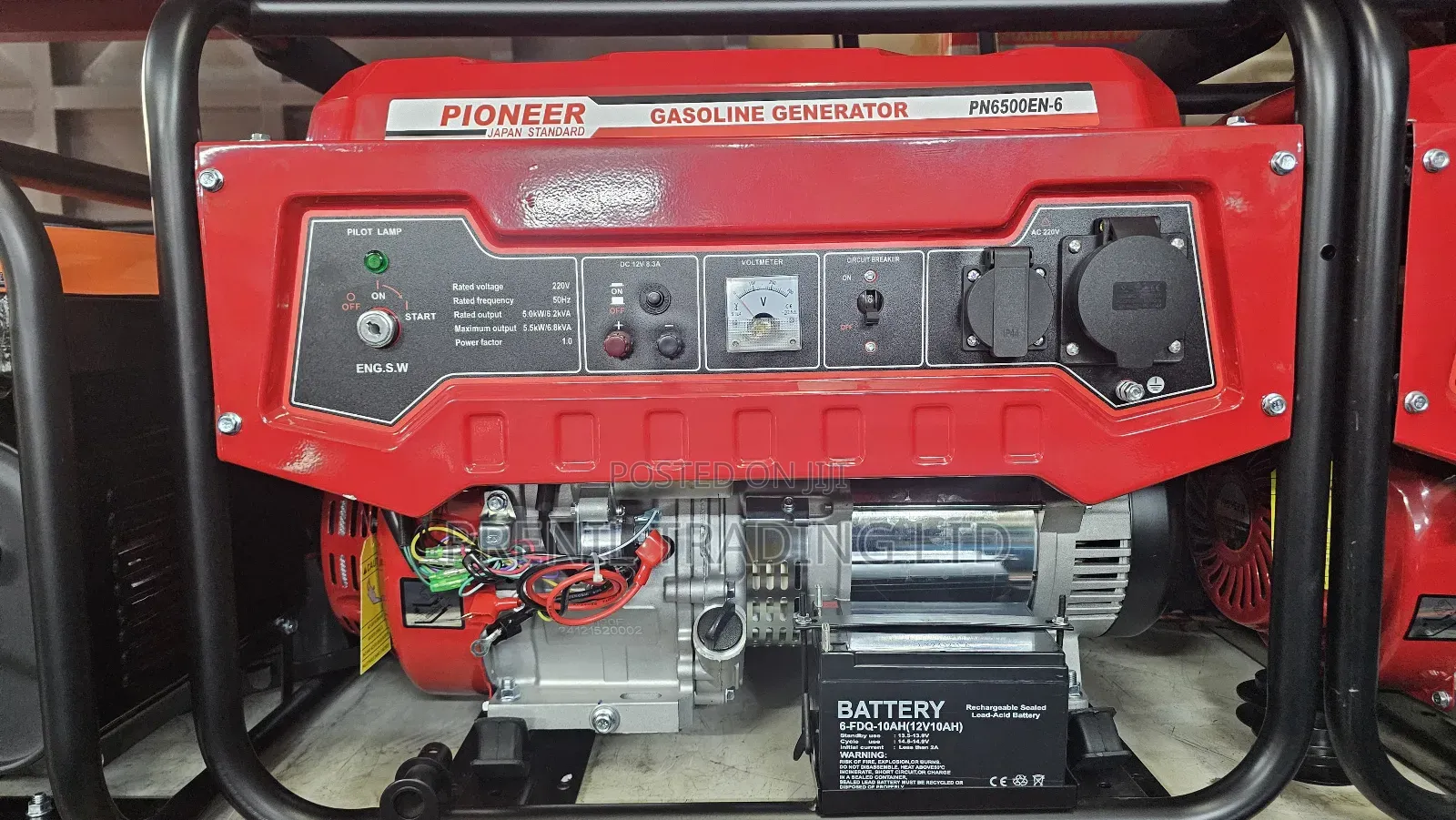 Pioneer Pn6500en-6 Is a Portable Gasoline Generator