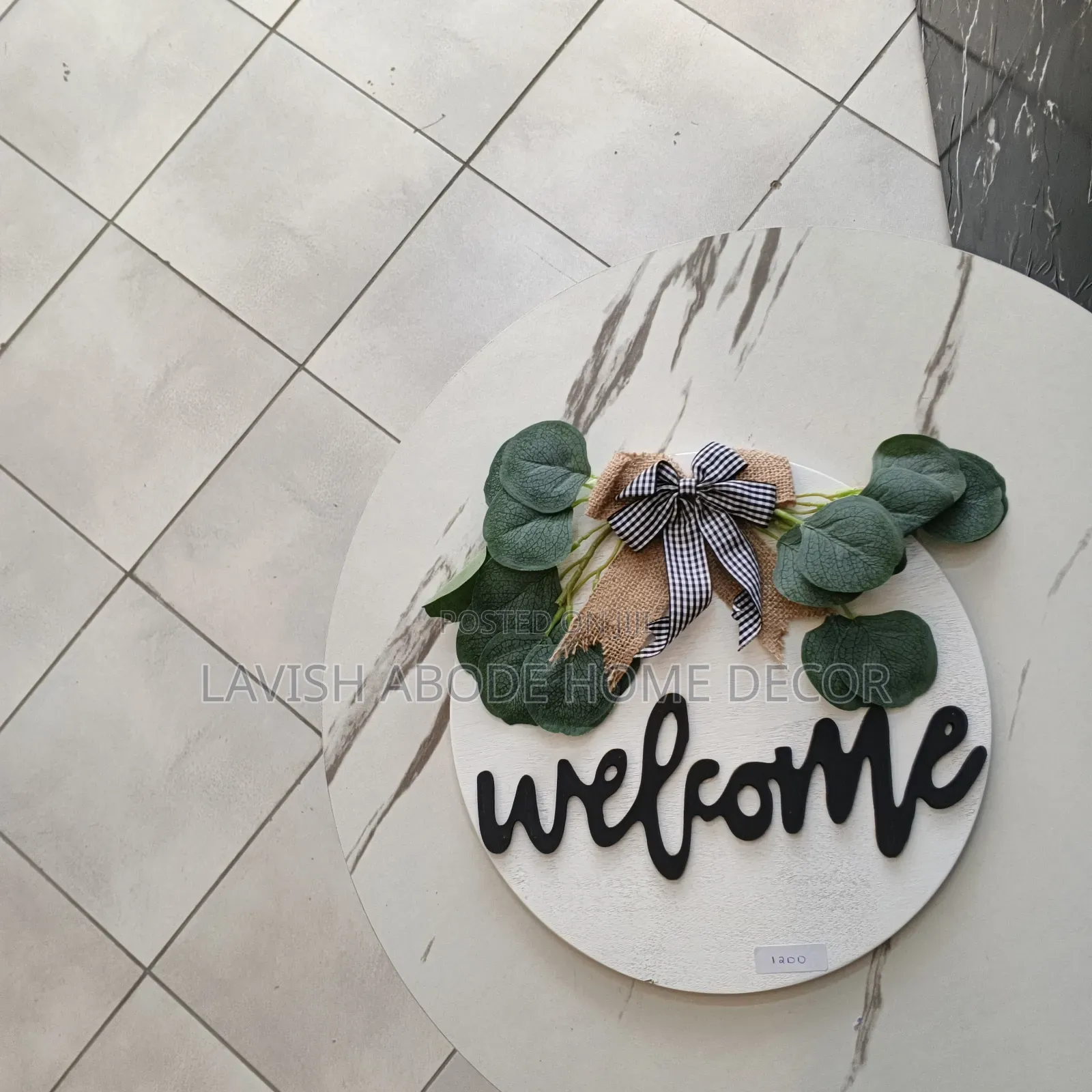 Hanging Welcome Decor .