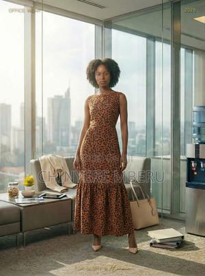 Heavy Chiffon Tiered Dress - main view