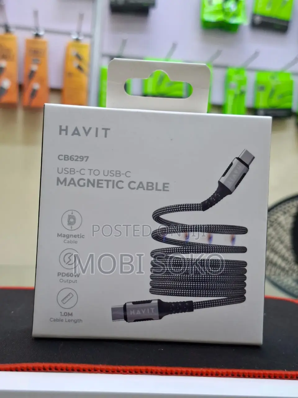 Havit Cb6297 Usb-C to Usb-C Magnetic Cable