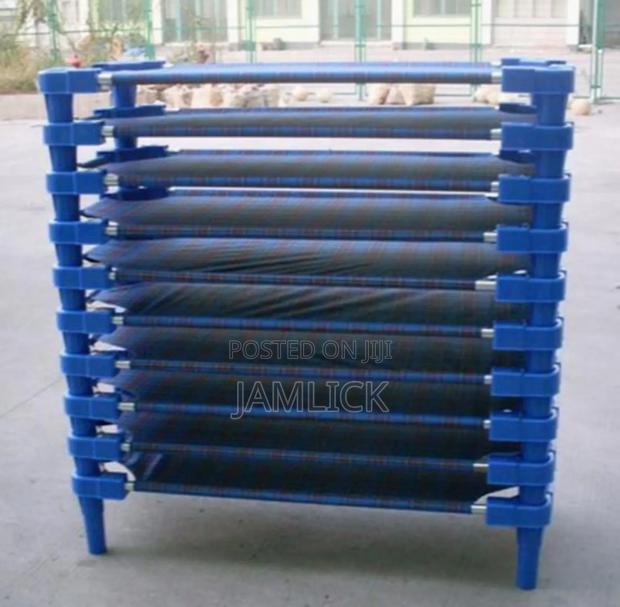 Kindergarten Stackalble Plastic Canvas Bed - Cr
