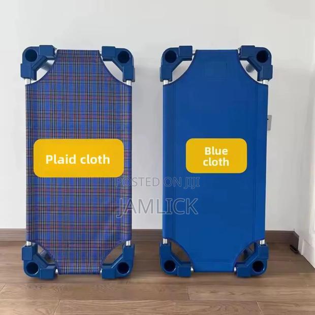 Kindergarten Stackalble Plastic Canvas Bed - Cr - thumbnail 4