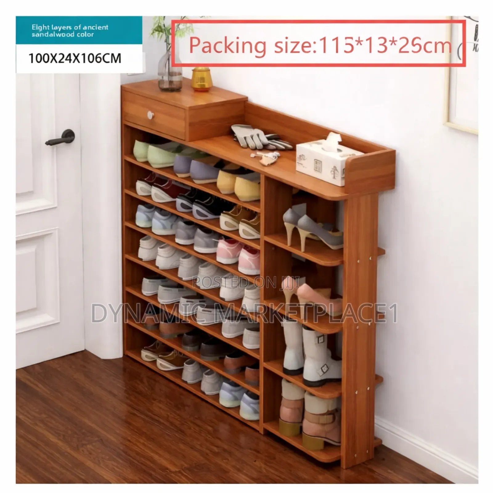 Wooden Shoe Rack