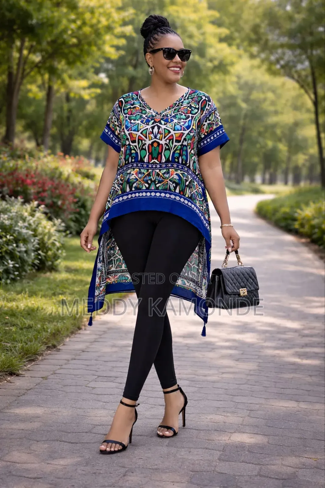 Red Free High-Low Top