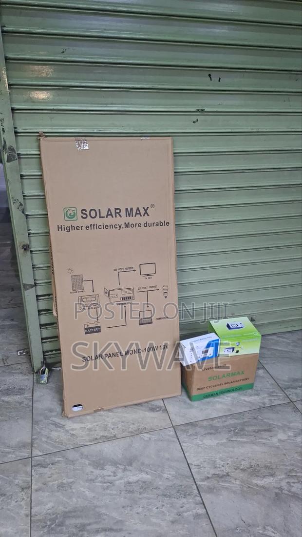 Solar Max 100w Complete Solar Package