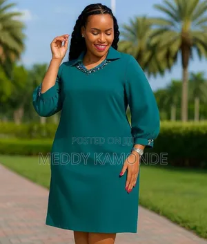 Turqoise Blue Shift Dress