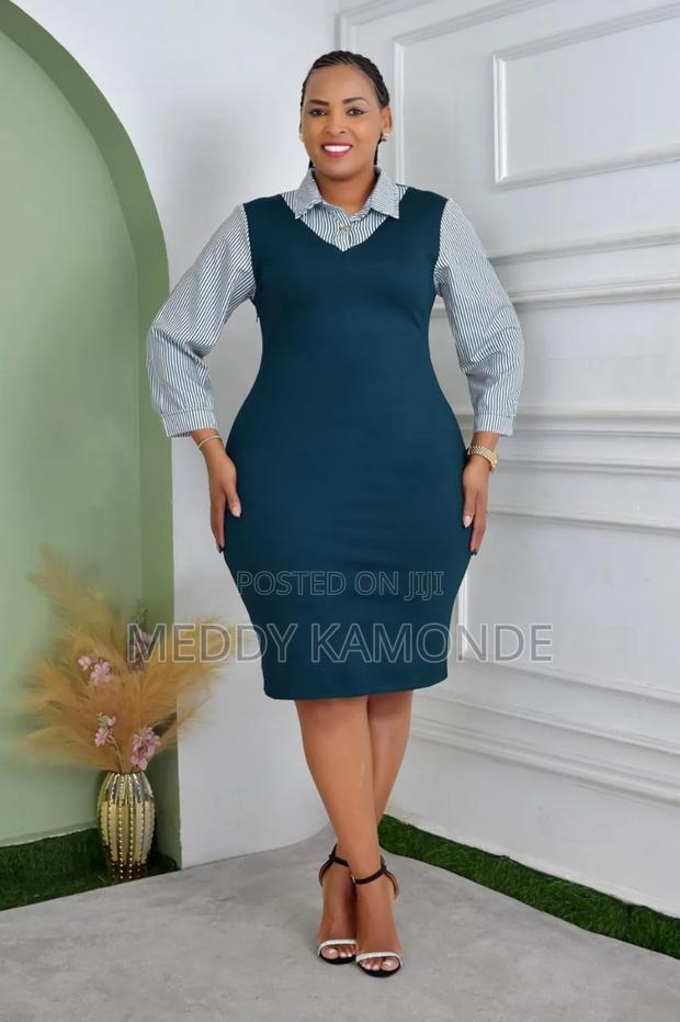 Navy Blue Official Dresses - thumbnail 2