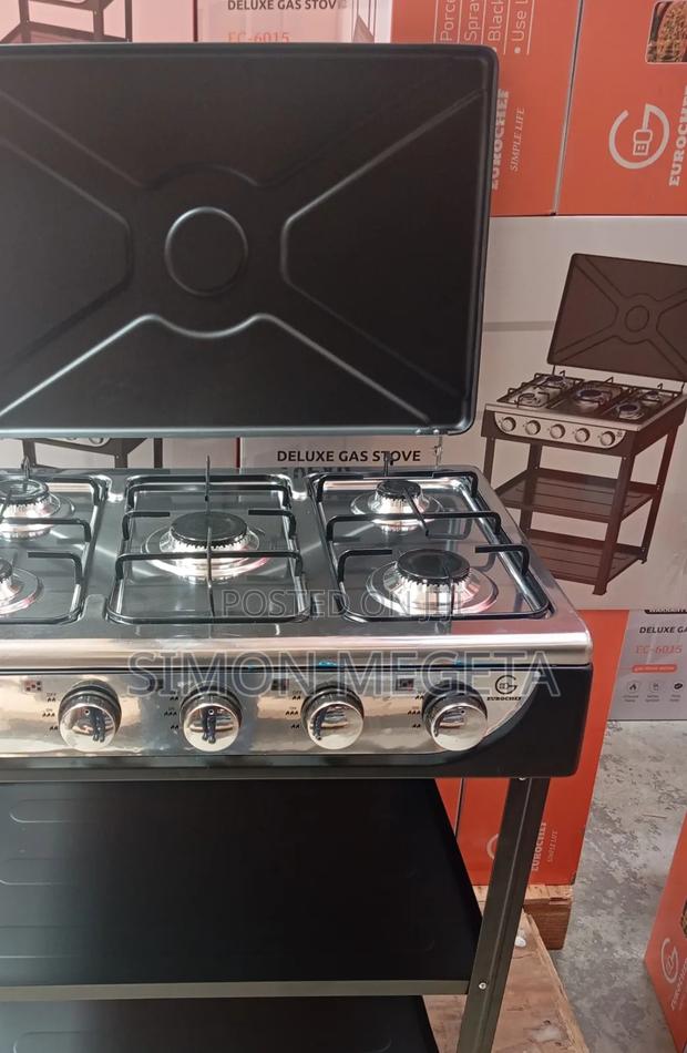 Ef 5 Burner Standing Cooker With Shelves – Spacious Powerful. - main view