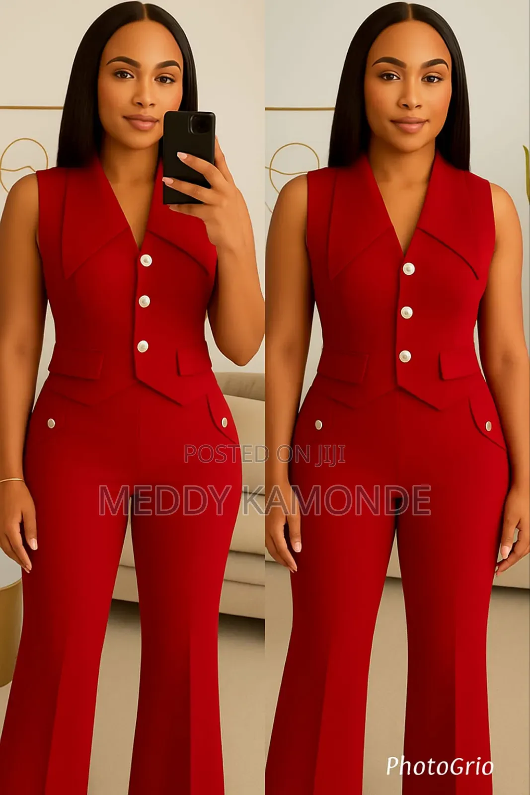 Royal Blue Trouser Suit