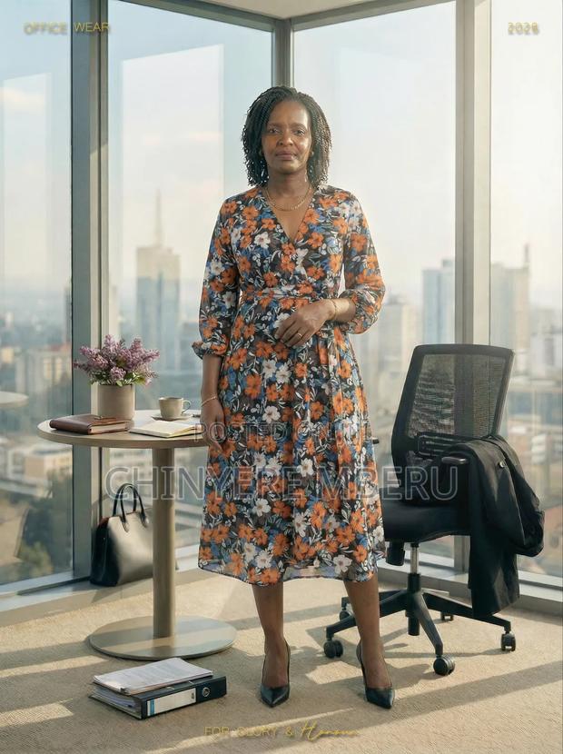 Heavy Chiffon Wrap Dress - main view