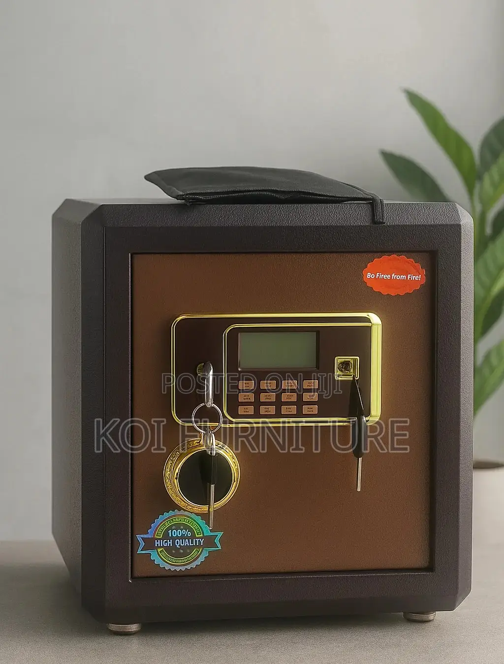 Storage Units; 48kgs Metallic Digital Fireproof Office Safes