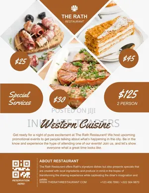 Restaurant Flyer Printing