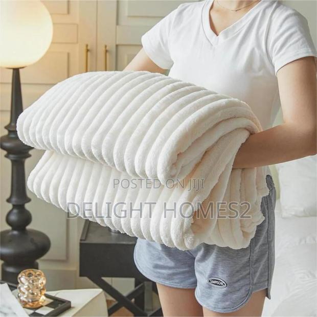 Fluffy Coral Velvet Blanket_ca - main view
