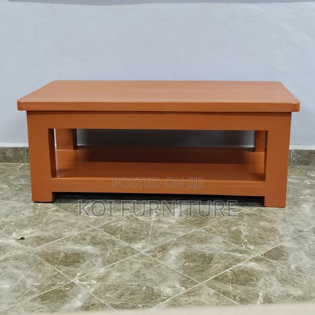 Coffee Table; Mahogany Executive Coffee Table - thumbnail 5