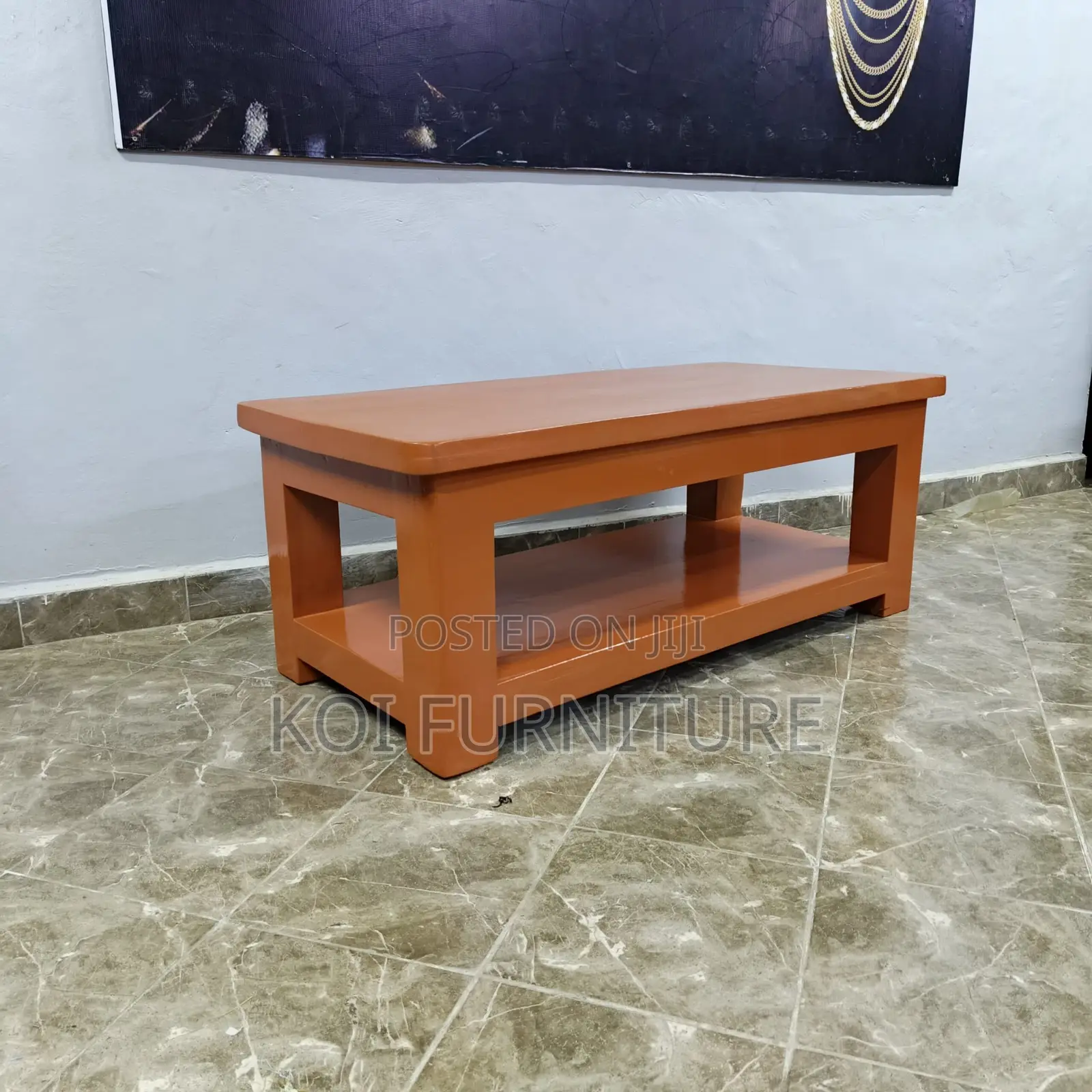 Coffee Table; Mahogany Executive Coffee Table