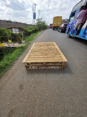 Rustic Blazed 4by6 Wood Pallet Bed.Sg05