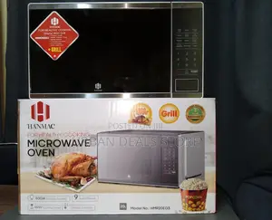 Silver Hanmac 20l Digital Plus Grill Microwave (3 Years Warranty)